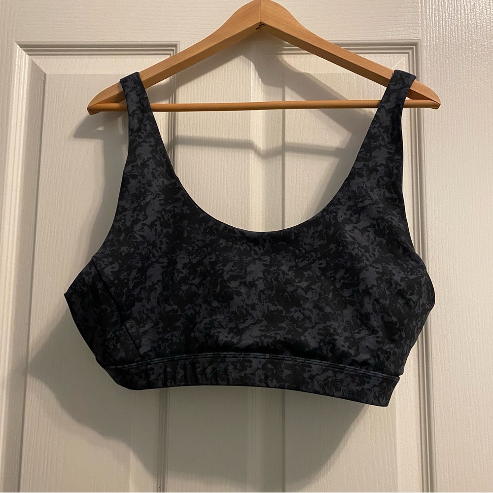 Lole Women’s Sports Bra - Black Grey Camo Print - Yoga, Workouts,  - Size XL